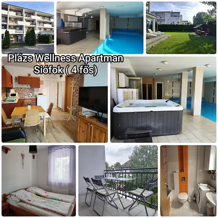 Appartement Plazs Wellnes Siófok